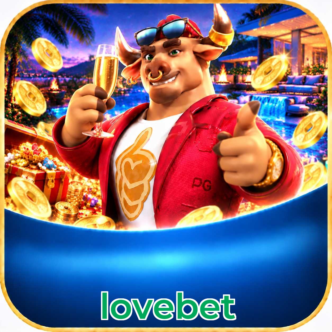 Aplicativo lovebet para Android e iOS com interface completa